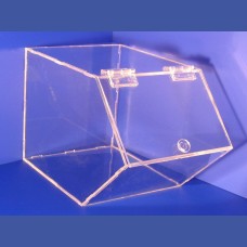 CAJA  APILABLE 1/2 puerta delantera con bisagras<br>Medidas: 250 x 330 x 210 mm<br>